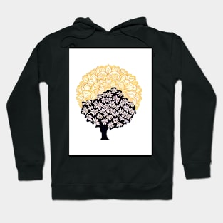 Japanese Art - Gold Tree Hoodie